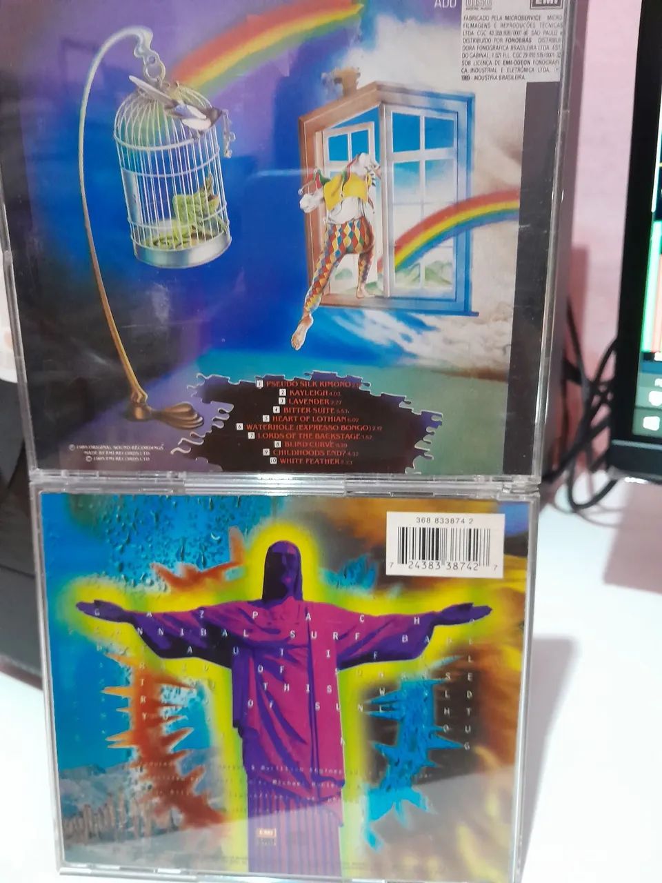 2 CDs Marillion - Afraid of Sunlight + Misplaced Childhood - Ótimo estado - Foto 2