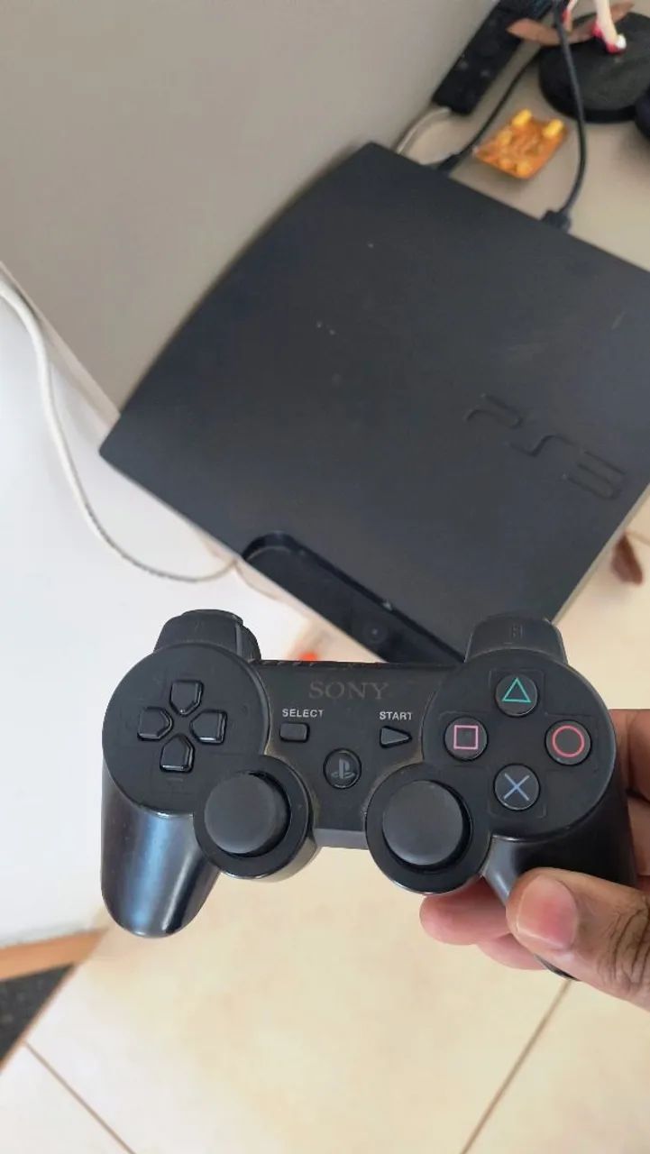 Ps3 slim desblo cheio de jogos  - Foto 4