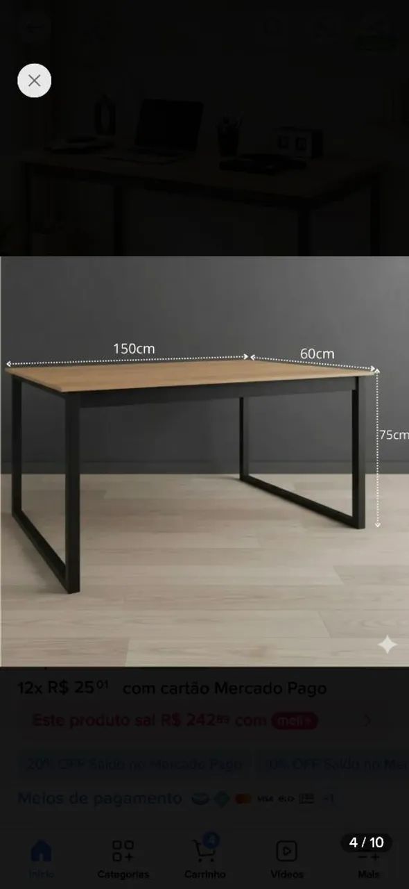Mesa industrial - Foto 3