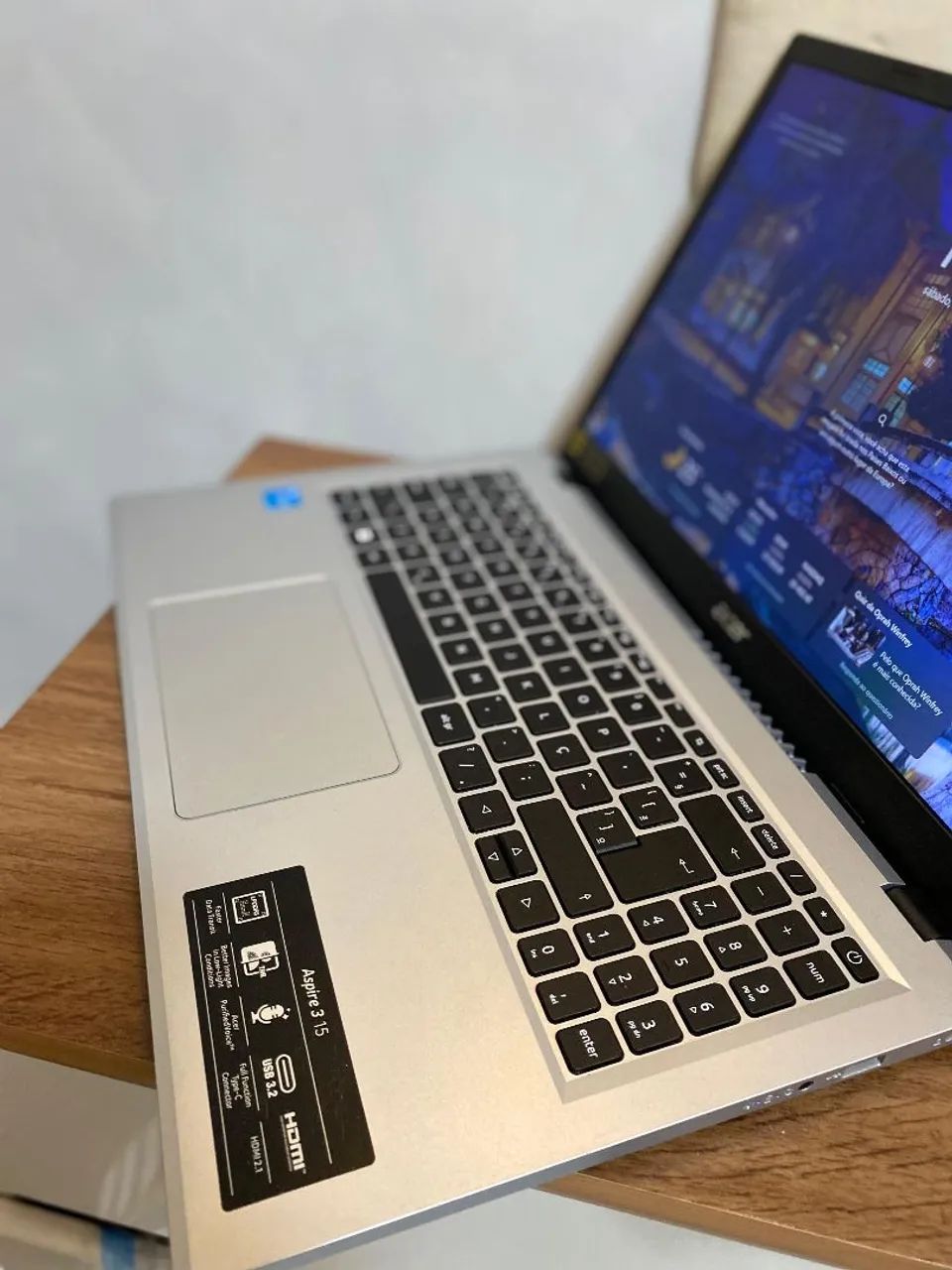 Notebook Acer - Core I3 - 8Gb Ram DDR5- Já Formatado- Está Novinho  - Foto 2