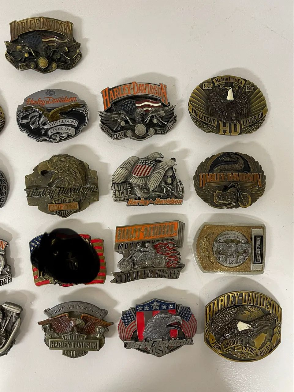 Fivelas originais Harley Davidson vintage