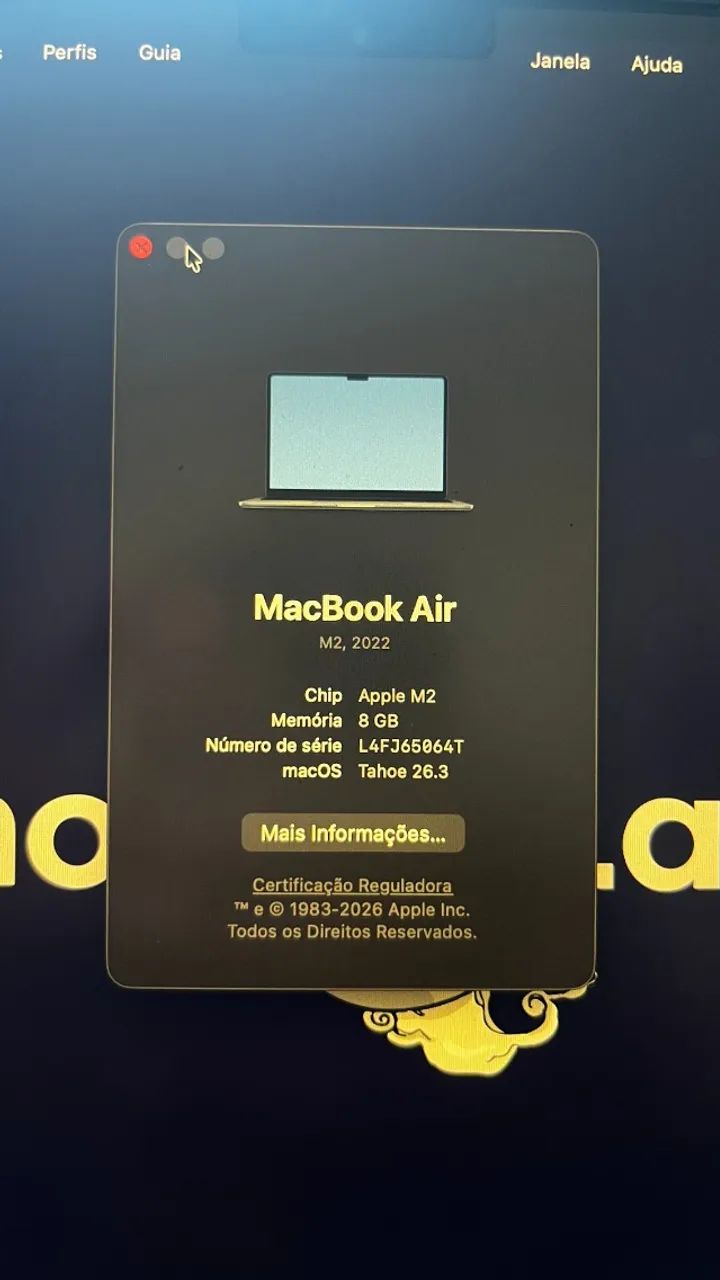 MacBook Air M2 2022 256GB | Impecável | Muito Novo - Notebooks