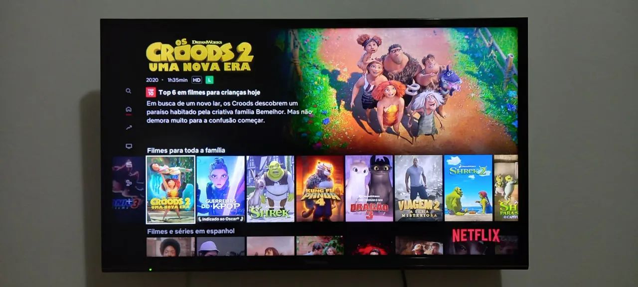 TV Smart LED 32'' HD Panasonic 3 HDMI 2 Wi-Fi