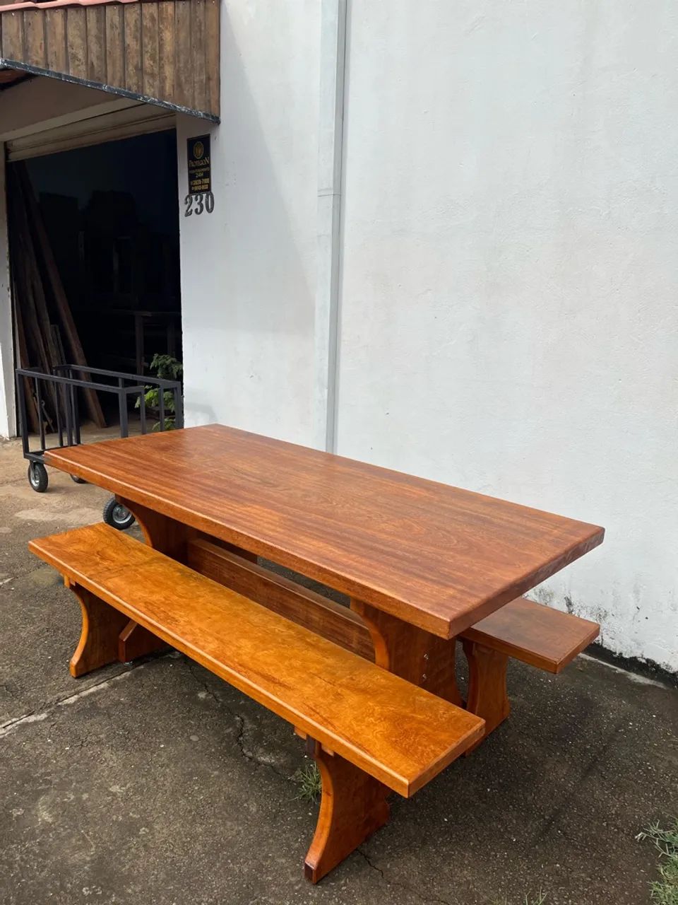 Mesa madeira maciça prancha única  - Foto 5