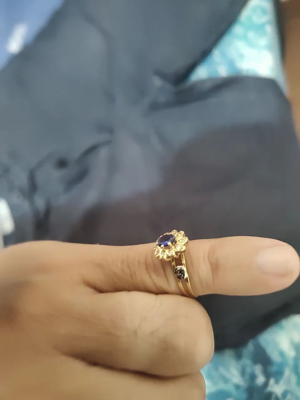 Anel feminino ouro 18k - Foto 3
