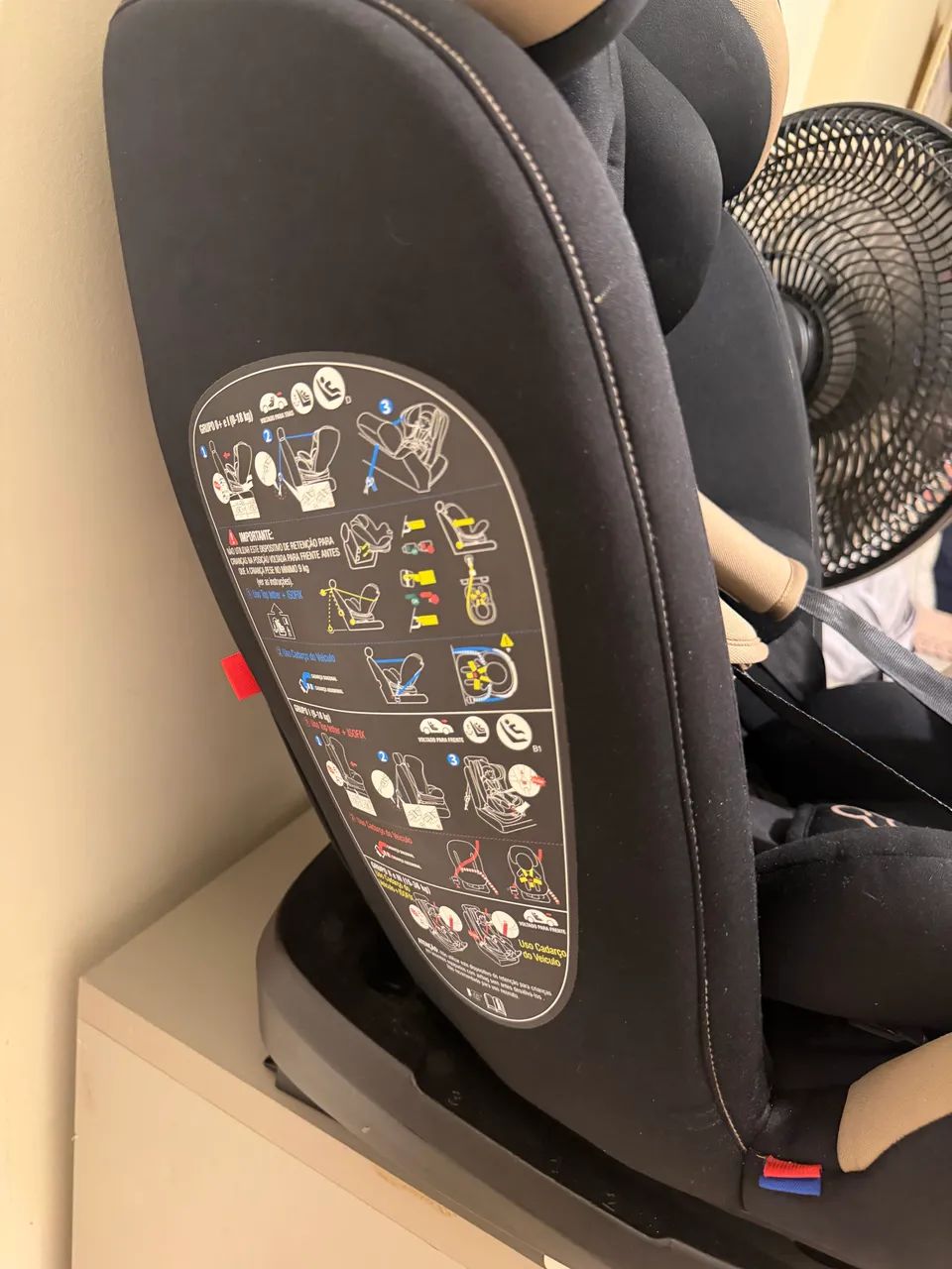 Cadeira Veicular Galzerano 360 com ISOFIX. De 0 a 36kg - Foto 2