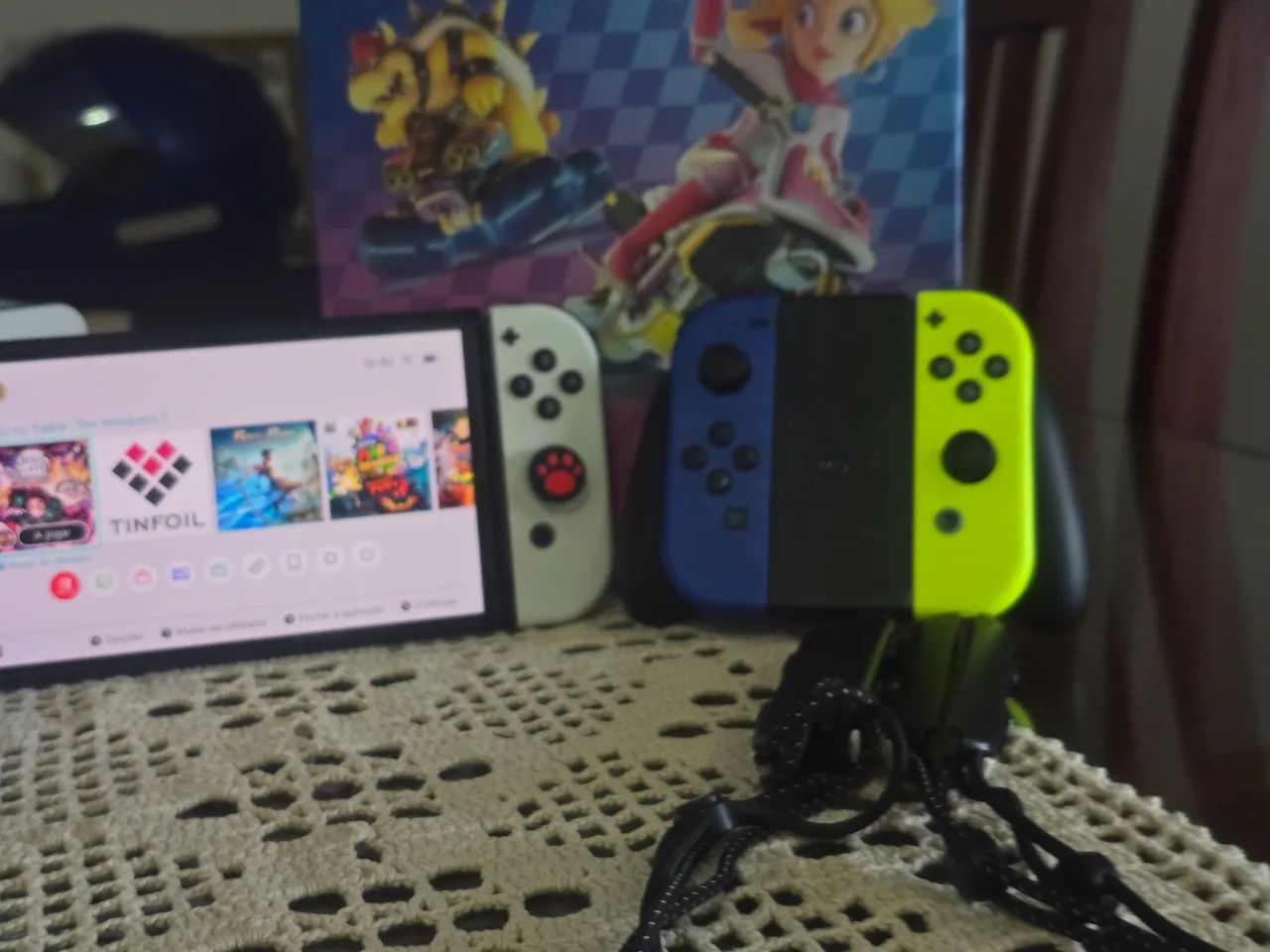 NITENDO SWITCH OLED DESBLOQUEADO - Foto 3