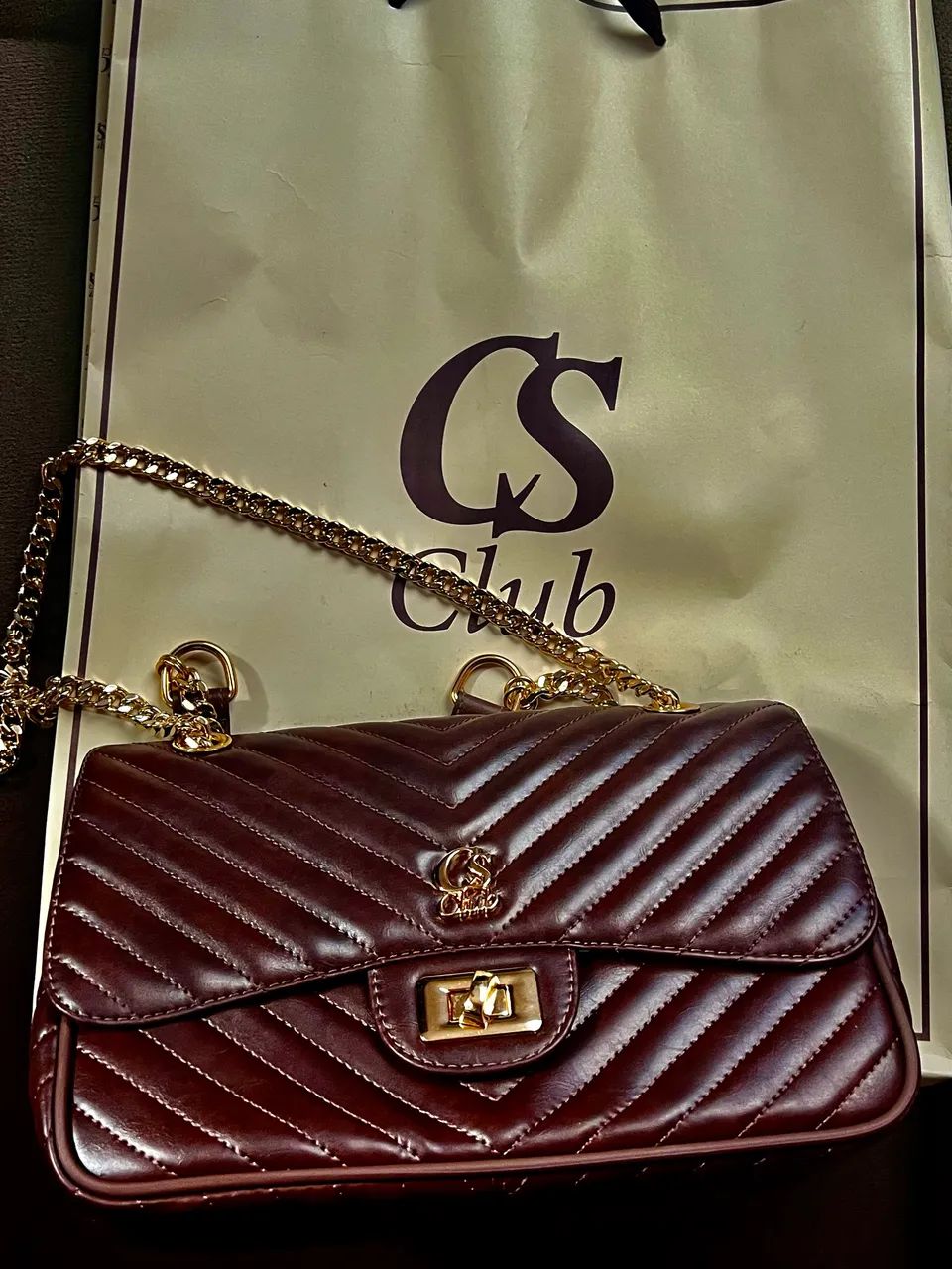 Bolsa Carmen Steffen original de couro  - Foto 2