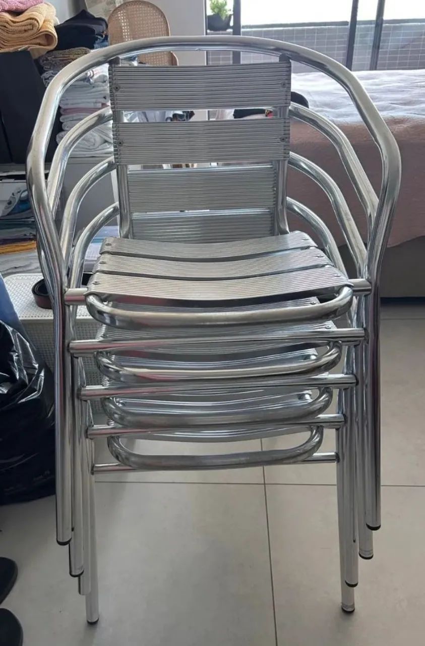 CADEIRA DE ALUMÍNIO 