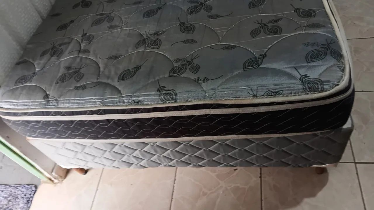 Cama box mais colchão de molas ( entrego sem taxa) - Foto 3