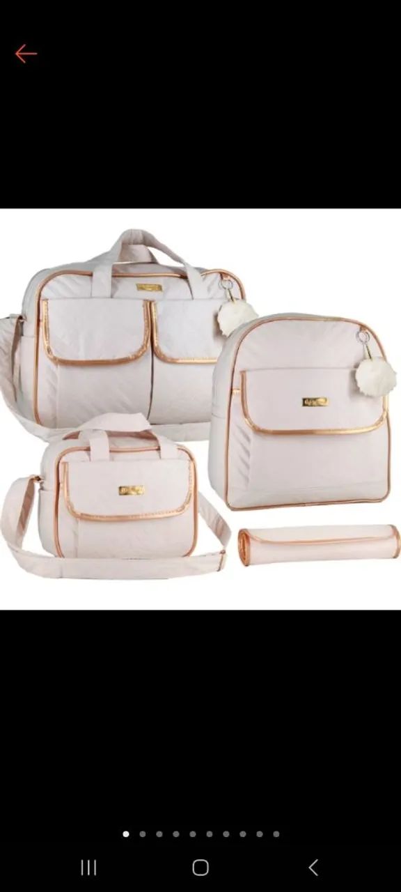 Vendo kit bolsa maternidade nova .