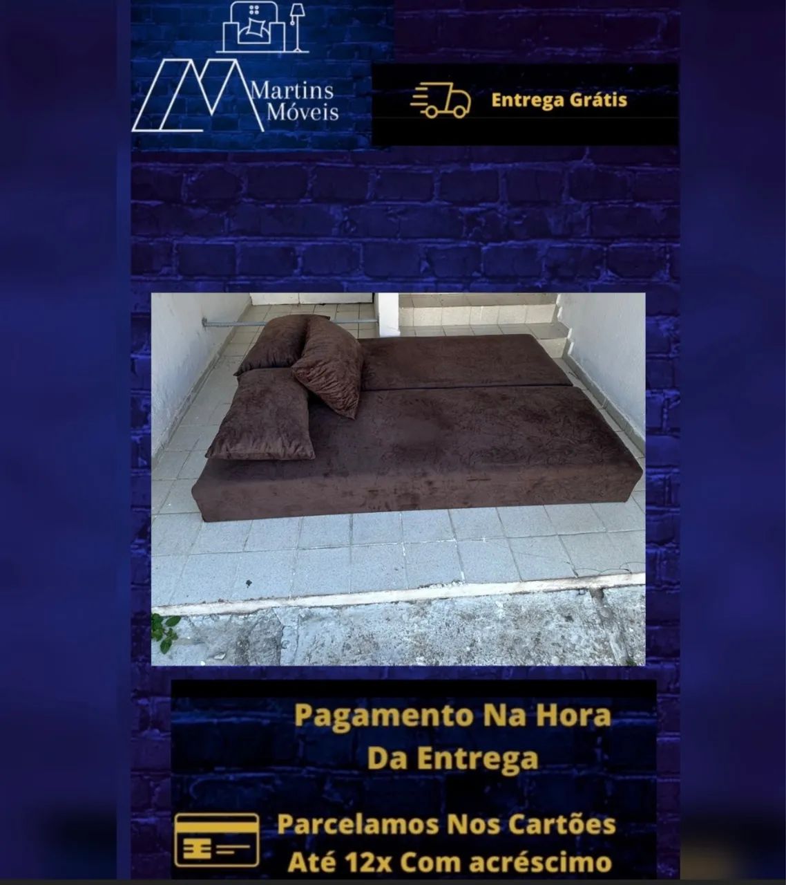 GRANDE PROMOÇÃO*SOFÁ BICAMA ENTREGA GRÁTIS ACEITA CARTÃO  - Foto 5