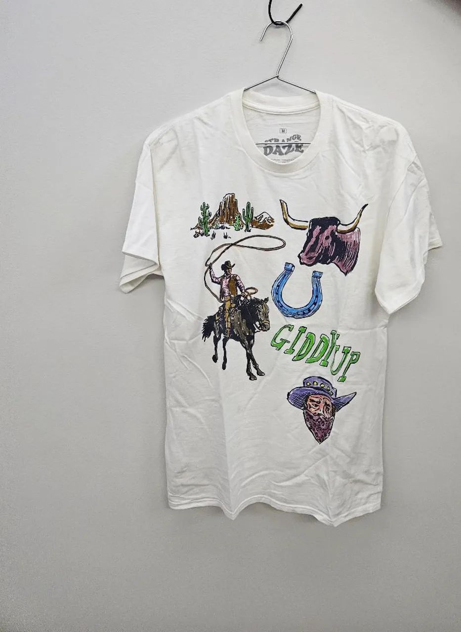 Camiseta branca Cowboy