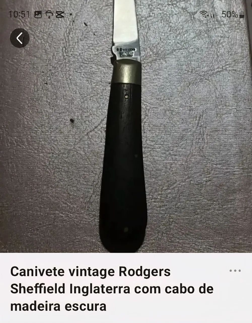 Antigo Canivete Rodgers Inglaterra 
