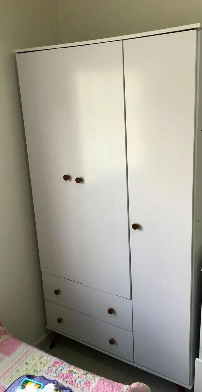 Guarda roupa modelo Twitter semi novo não tem nenhum defeito  - Foto 3
