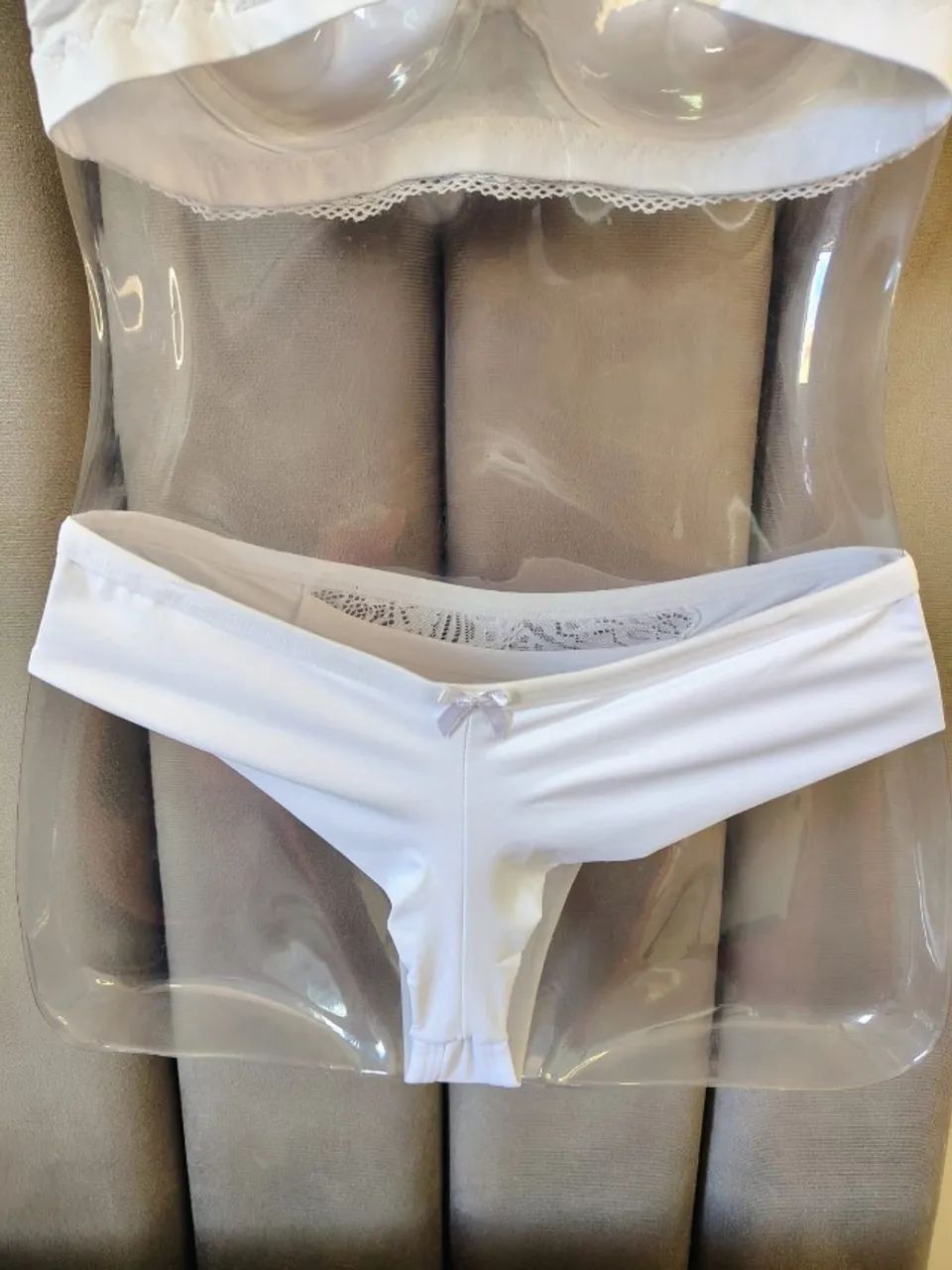 Conjunto Renda Branco - Foto 2
