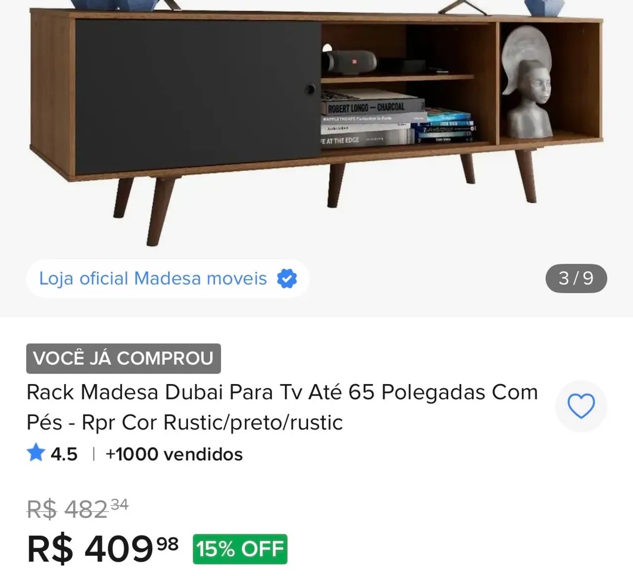 Rack Madesa Dubai Novo na caixa - Foto 4