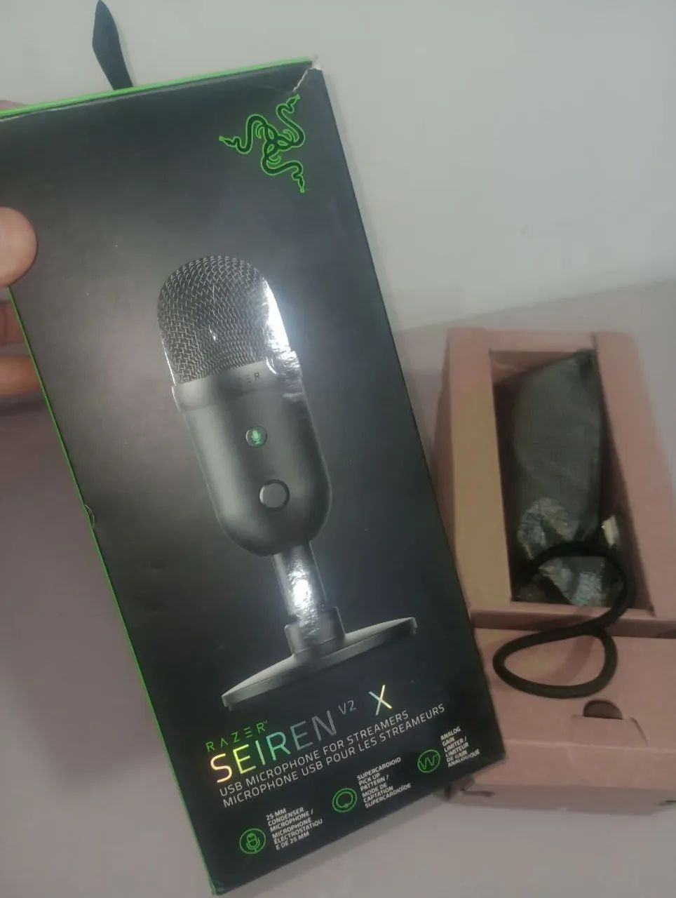 Microfone Razer Seiren V2 X USB - Foto 2
