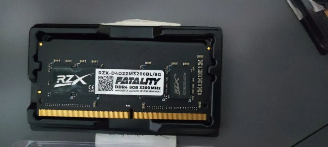 Memória Ram Notebook Rzx Gamer Fatality 8gb Ddr4 3200mhz - Foto 5