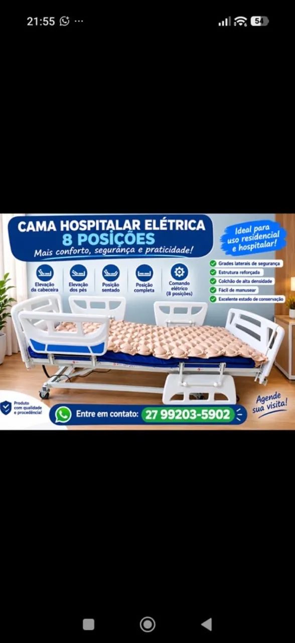 Cama Hospitalar Elétrica 