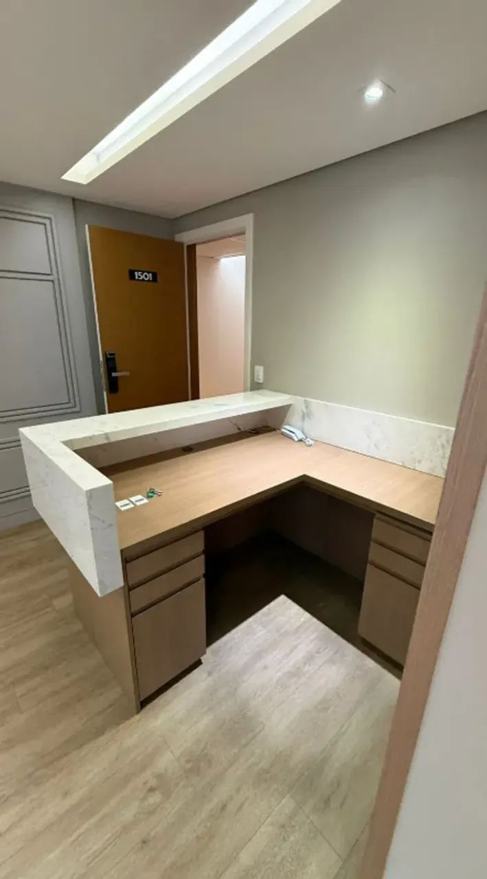 Sala comercial semi mobiliada em Juvevê - Curitiba - PR - Foto 4