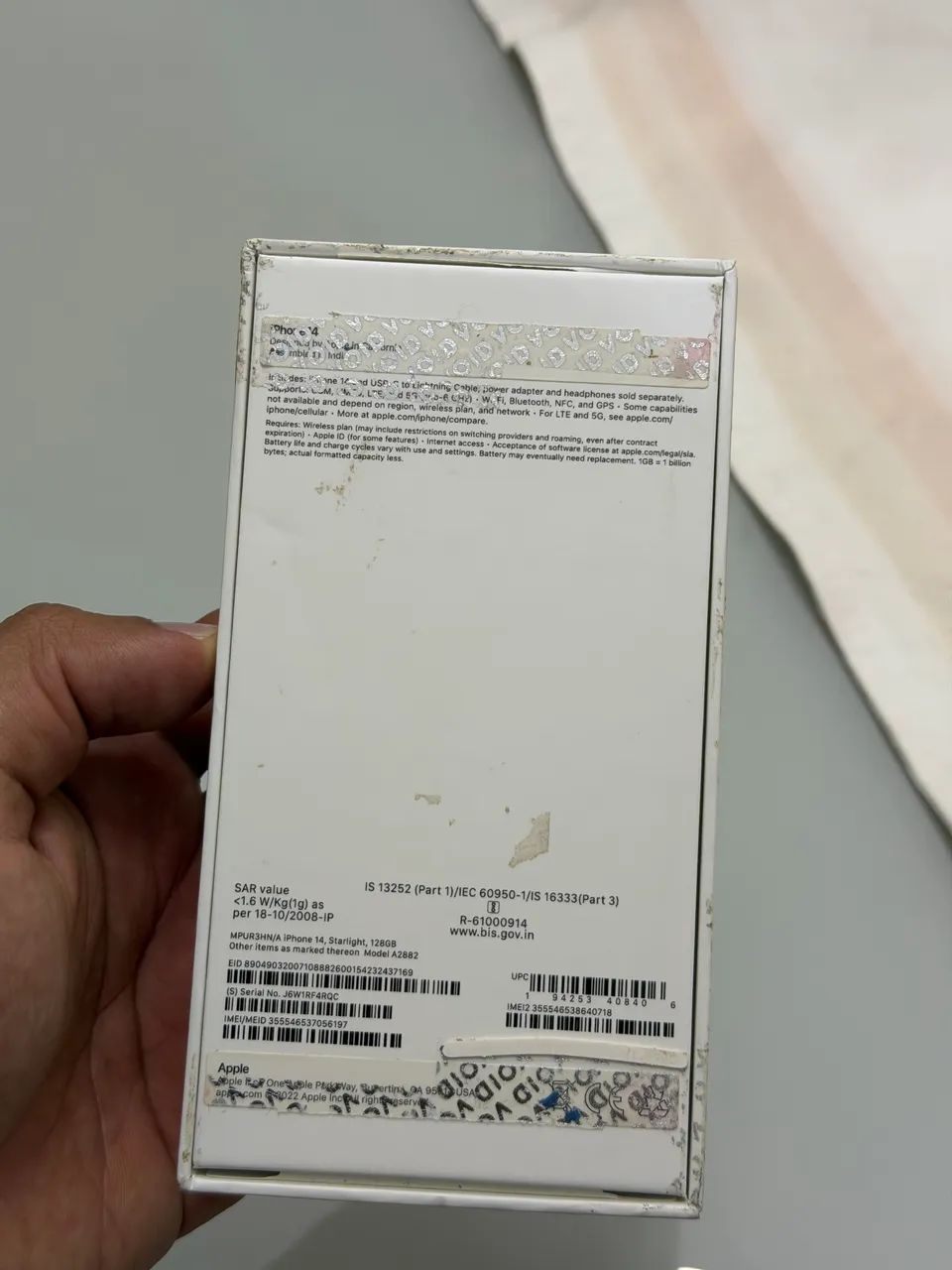 iPhone 14, branco, 128gb, único dono  - Foto 3