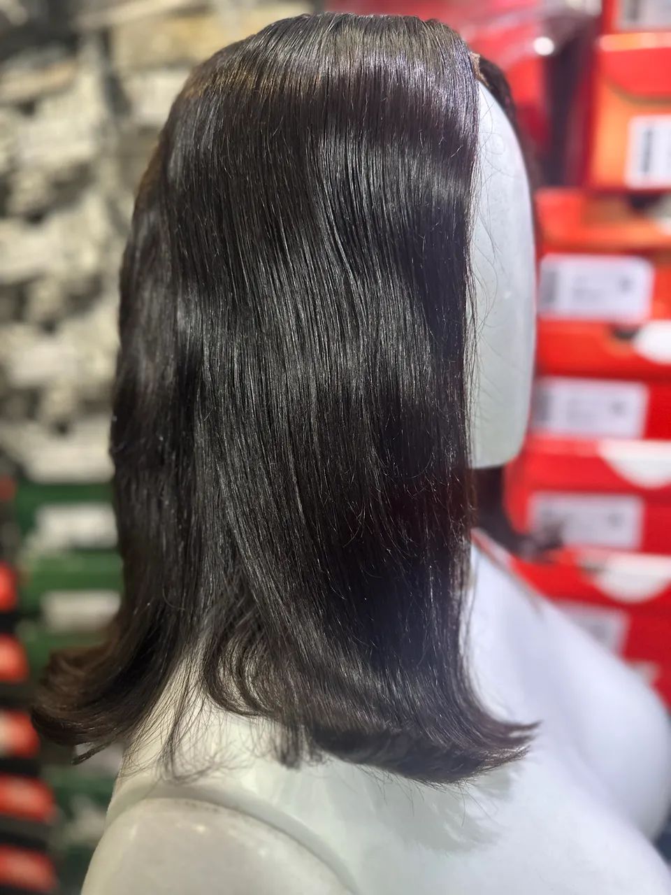 LACE FRONT CABELO HUMANO 35 cm repartição 5x5  - Foto 2