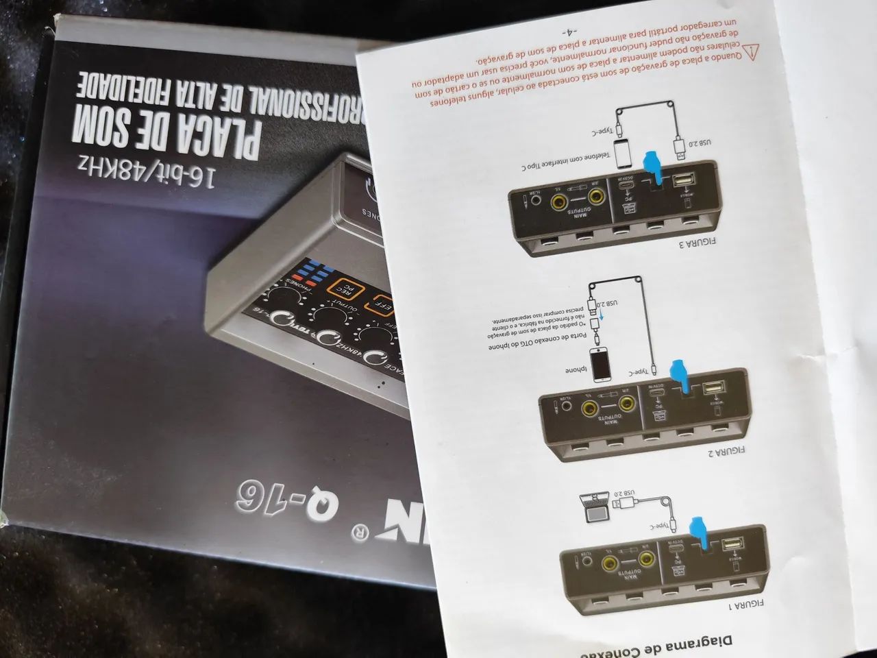 Interface de áudio Teyun NA CAIXA - Foto 4