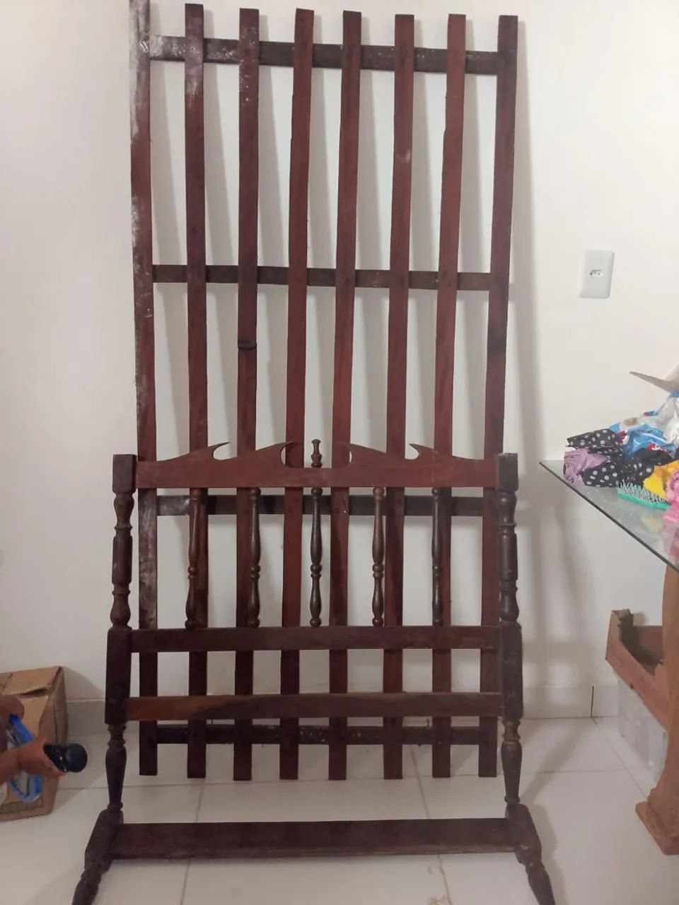 Cama Solteiro Madeira Angelim