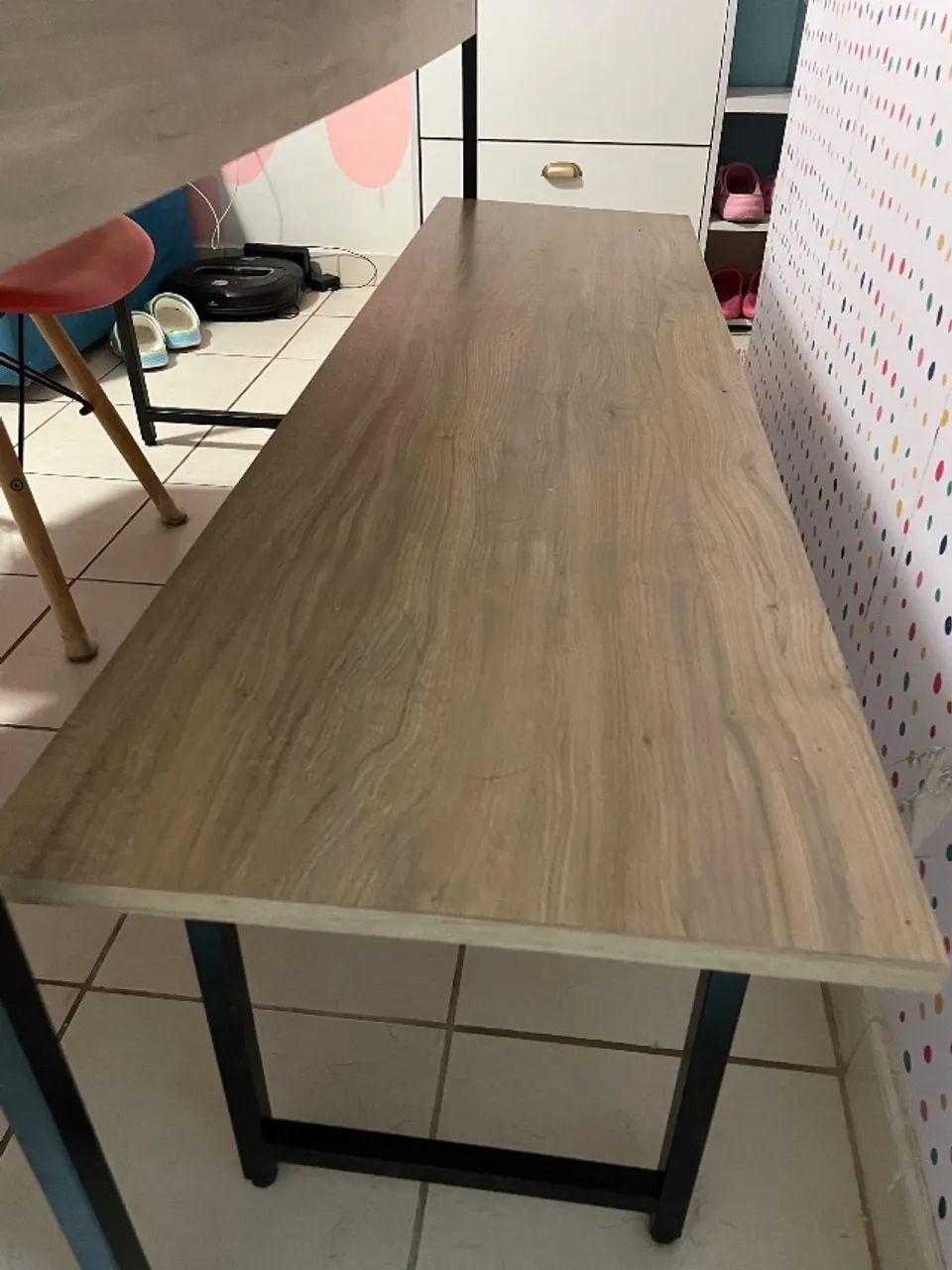Mesa de jantar tipo industrial - Foto 2