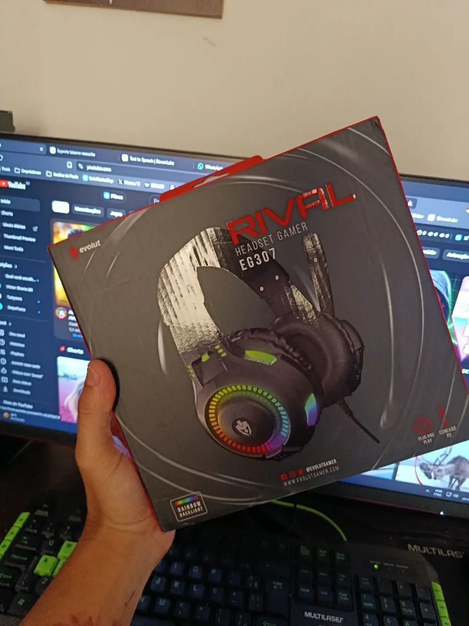 Fone Headset Gamer Rival - Foto 4