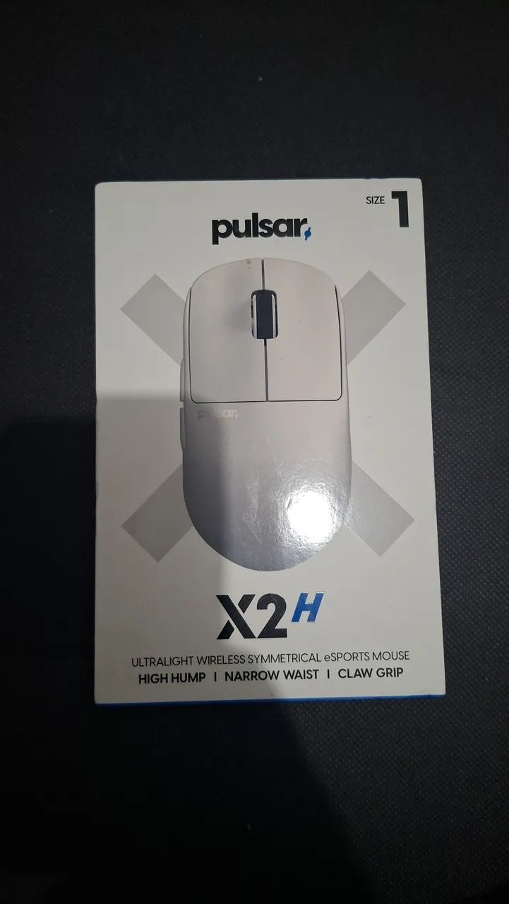 Mouse Pulsar X2h mini branco 