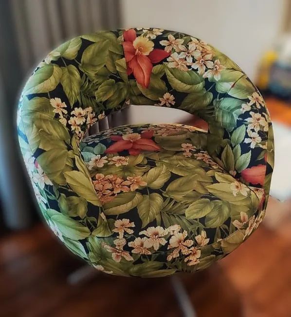 Cadeiras giratórias com estampa - vendo por unidade ou o conjunto