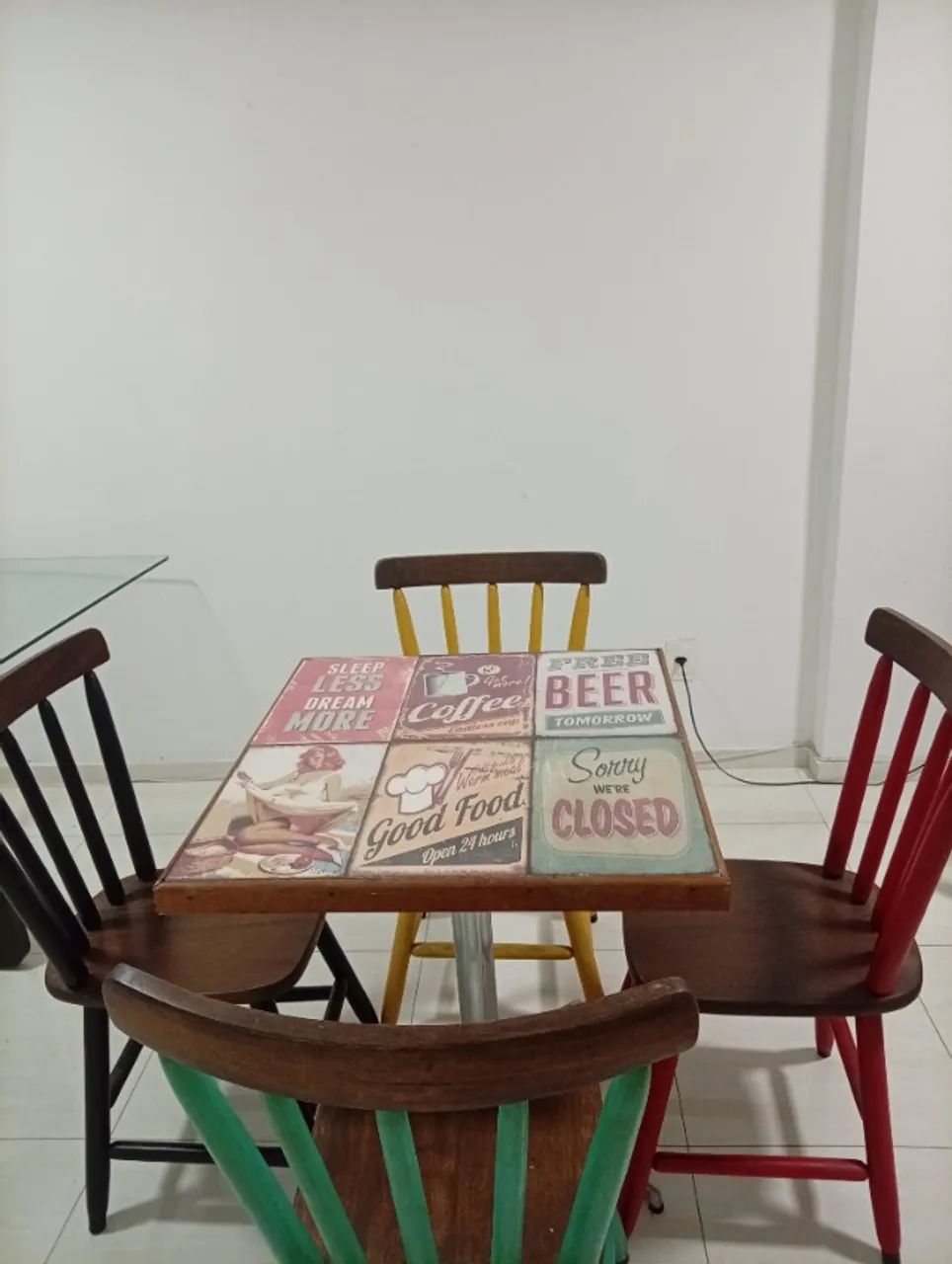 Mesa rústica 