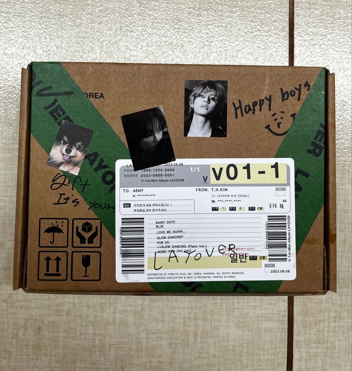 Álbum ?V? BTS Layover  - Foto 2