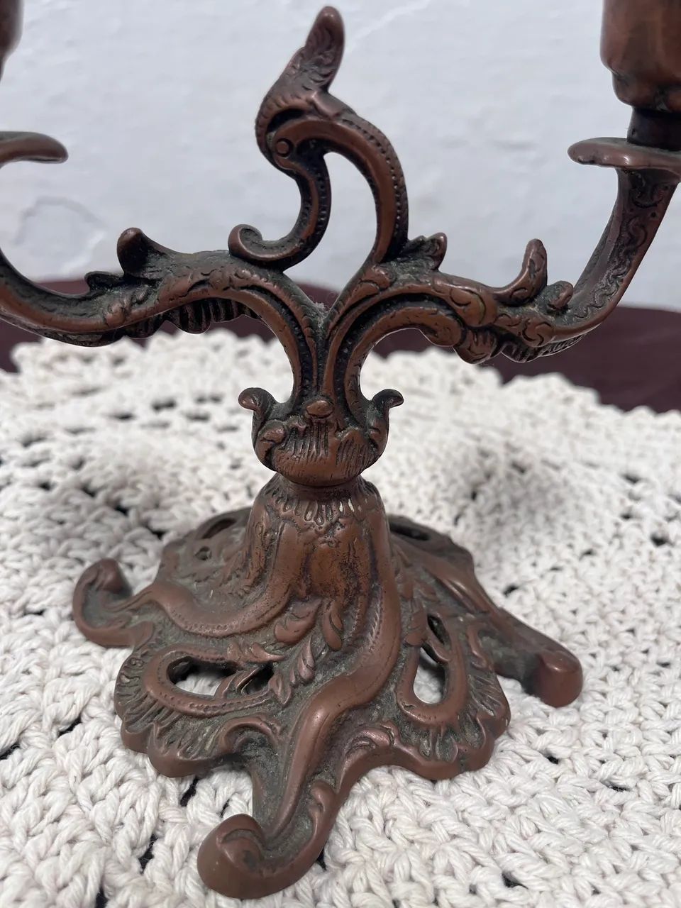 Castiçal bronze antigo - Foto 2