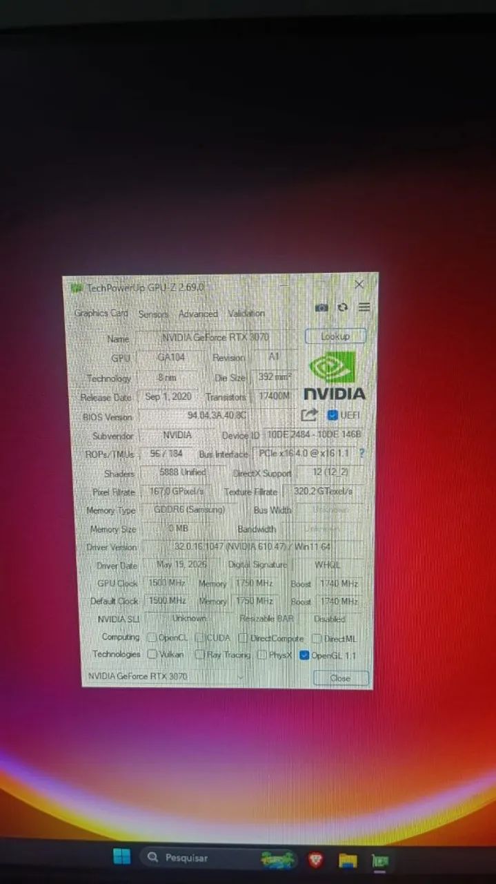 RTX 3070 com curto - Foto 4