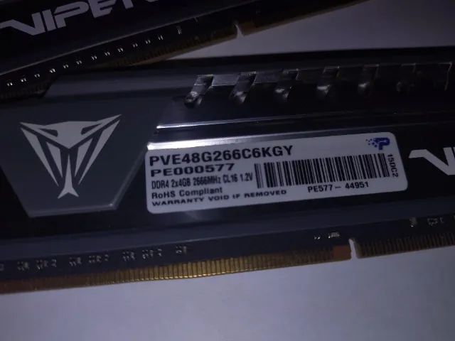 Memória ram Viper 2x4GB ddr4 2666. - Foto 5