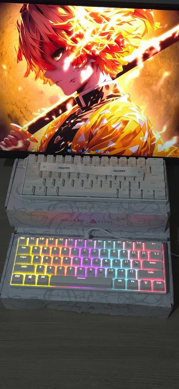 AJAZZ NK61 - Teclado Gamer Mecânico 60% com Red Switch - Foto 2