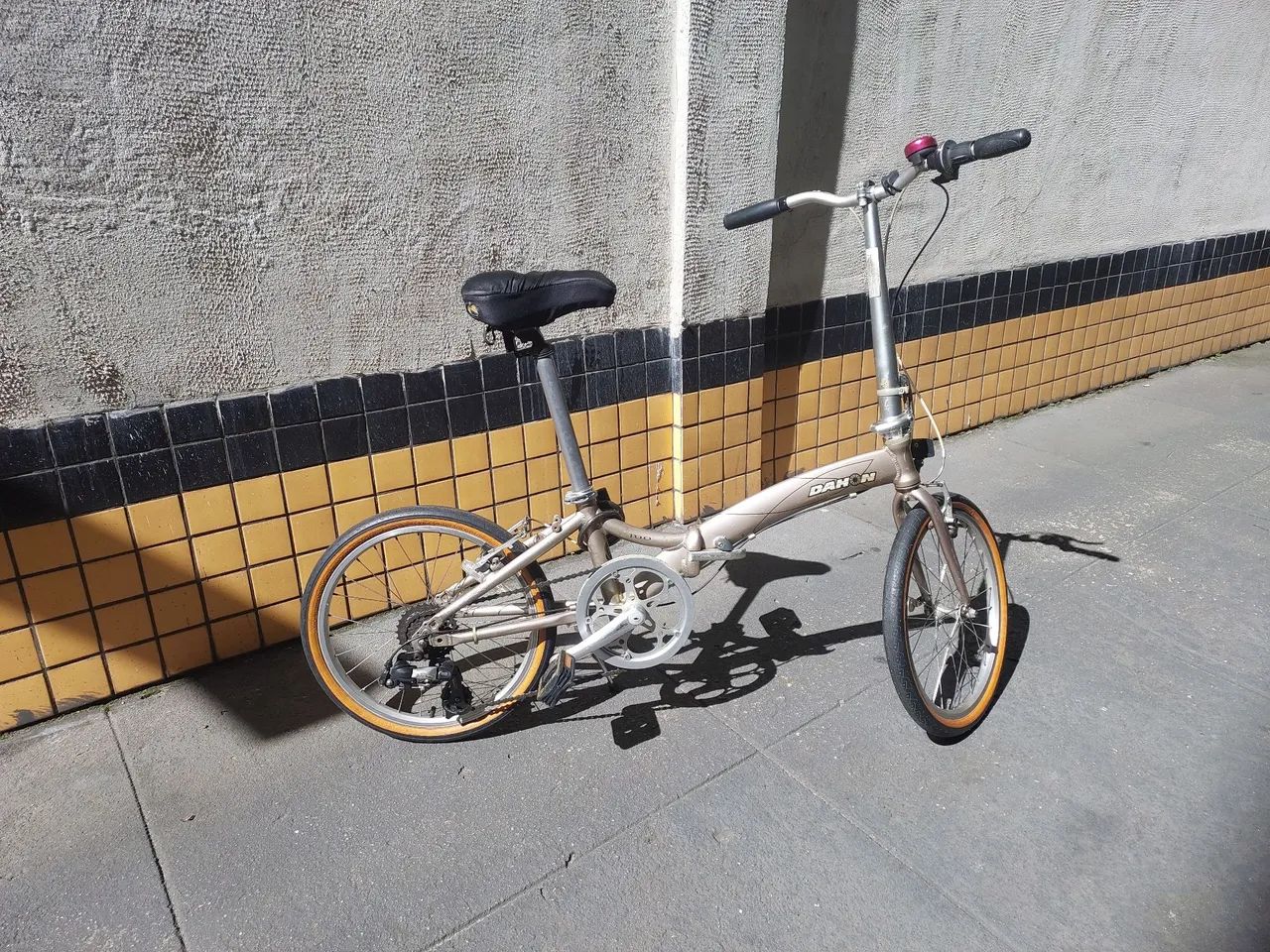 Bicicleta dobrável alumínio 