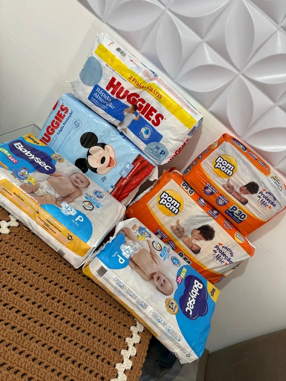 Vendo fraldas tamanho P - Foto 2
