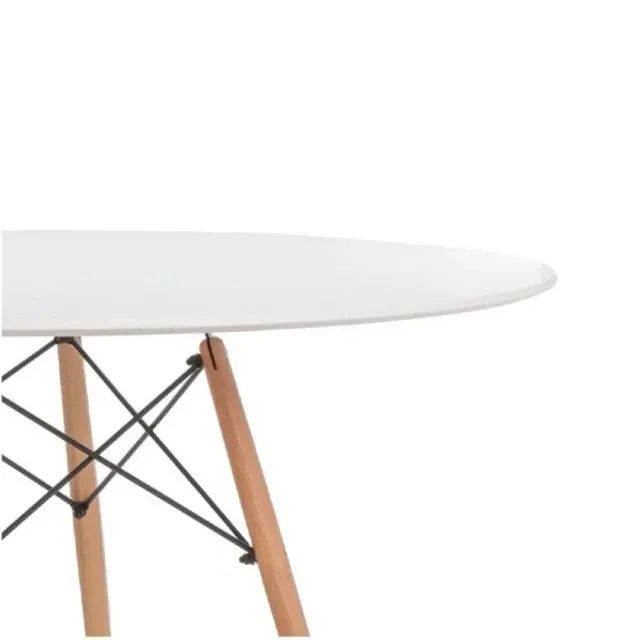 MESA EAMES EIFFEL REDONDA 120 CM - BRANCO PETROMIX 80950 - Foto 4
