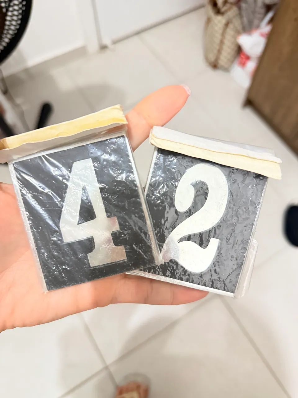 Placa de numero para casa - Foto 2