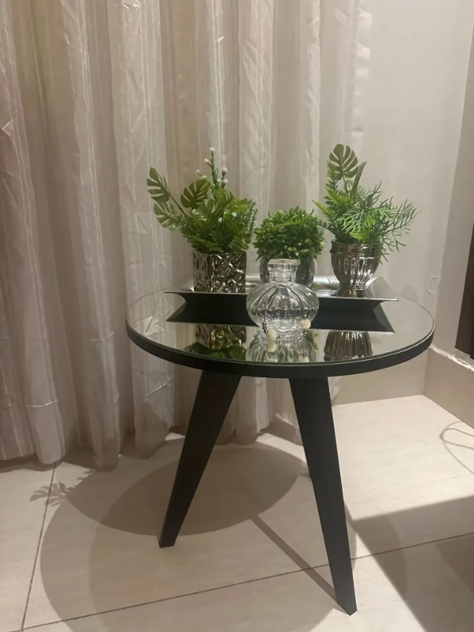 Mesinha de Canto Espelhada - Foto 2