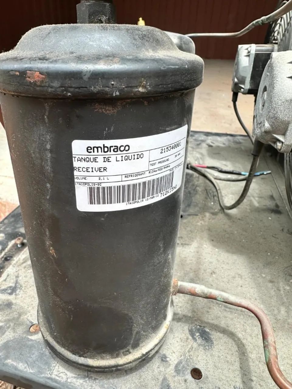 Unidade Condensadora Elgin 1HP Usada funcionando em perfeito estado - Foto 2