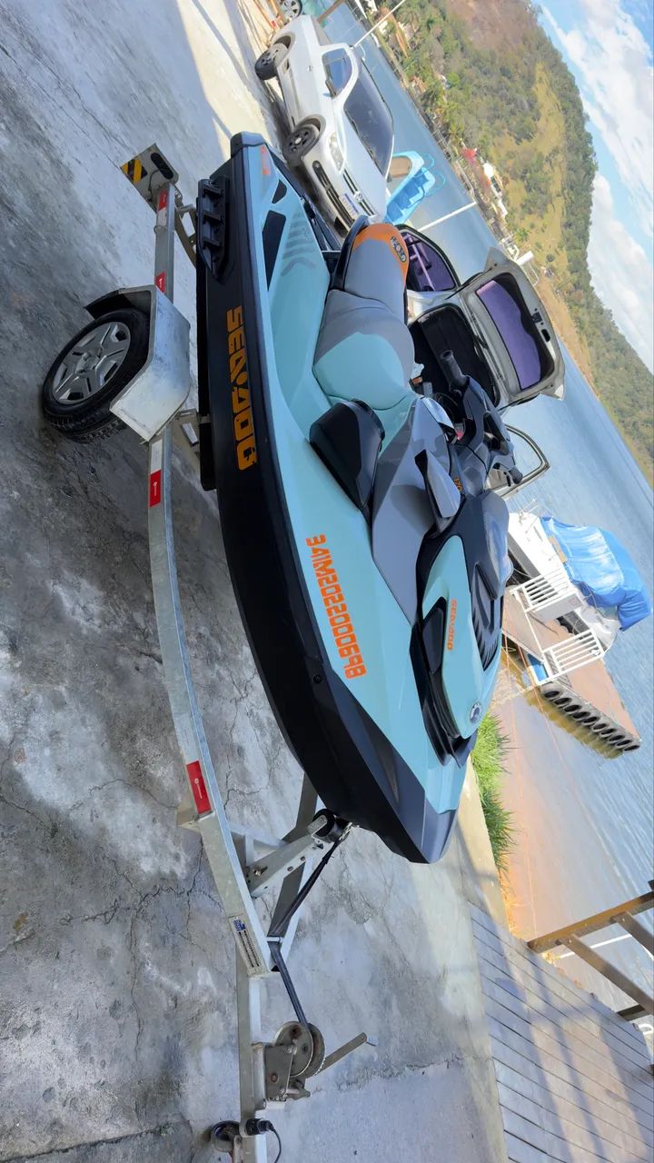 Jet ski sea doo wake 170 2022 som carretinha - Foto 8
