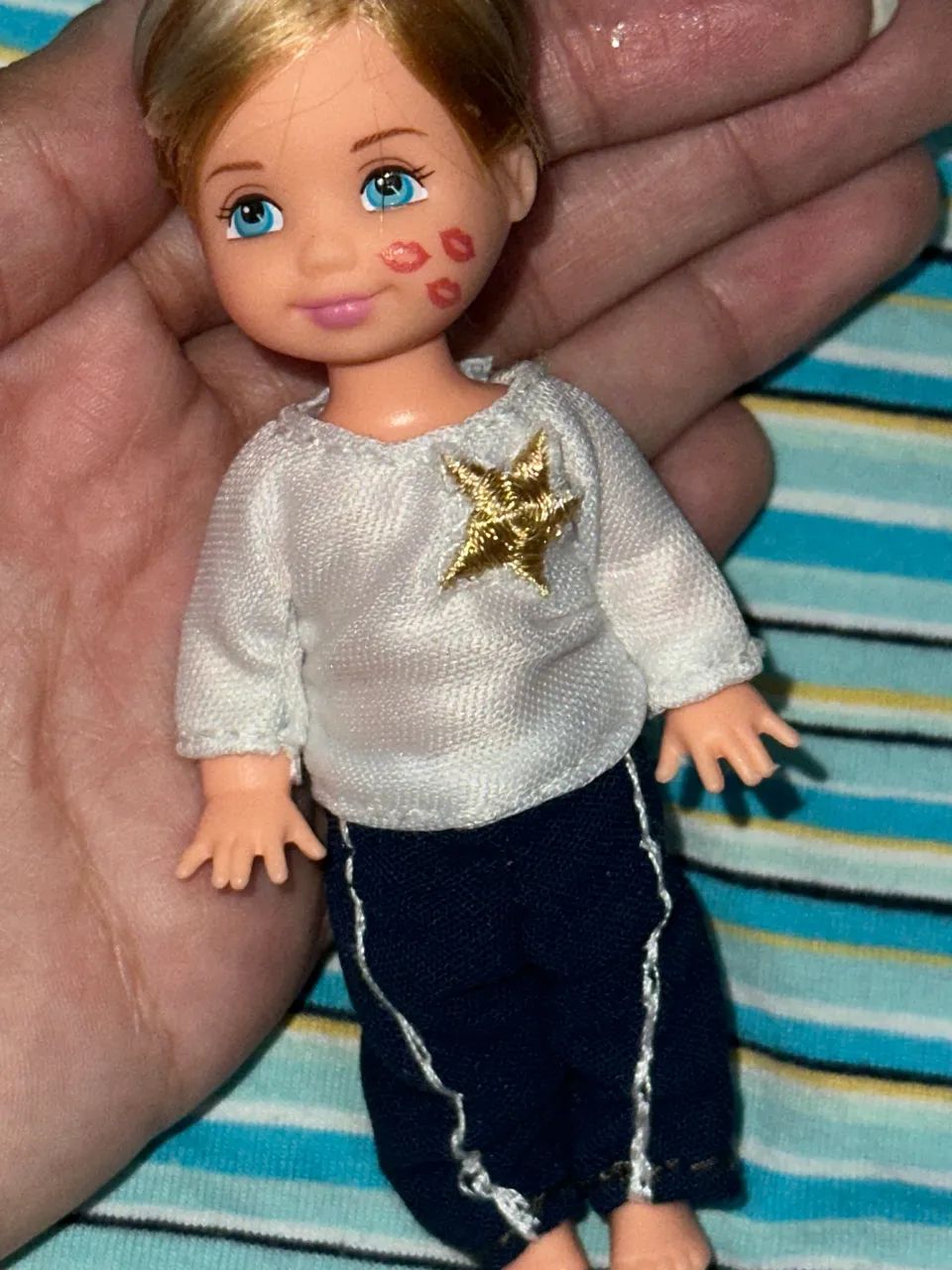 Boneca barbie tommy kelly chelsea roupa artesanal fashion avenue ken - Foto 5