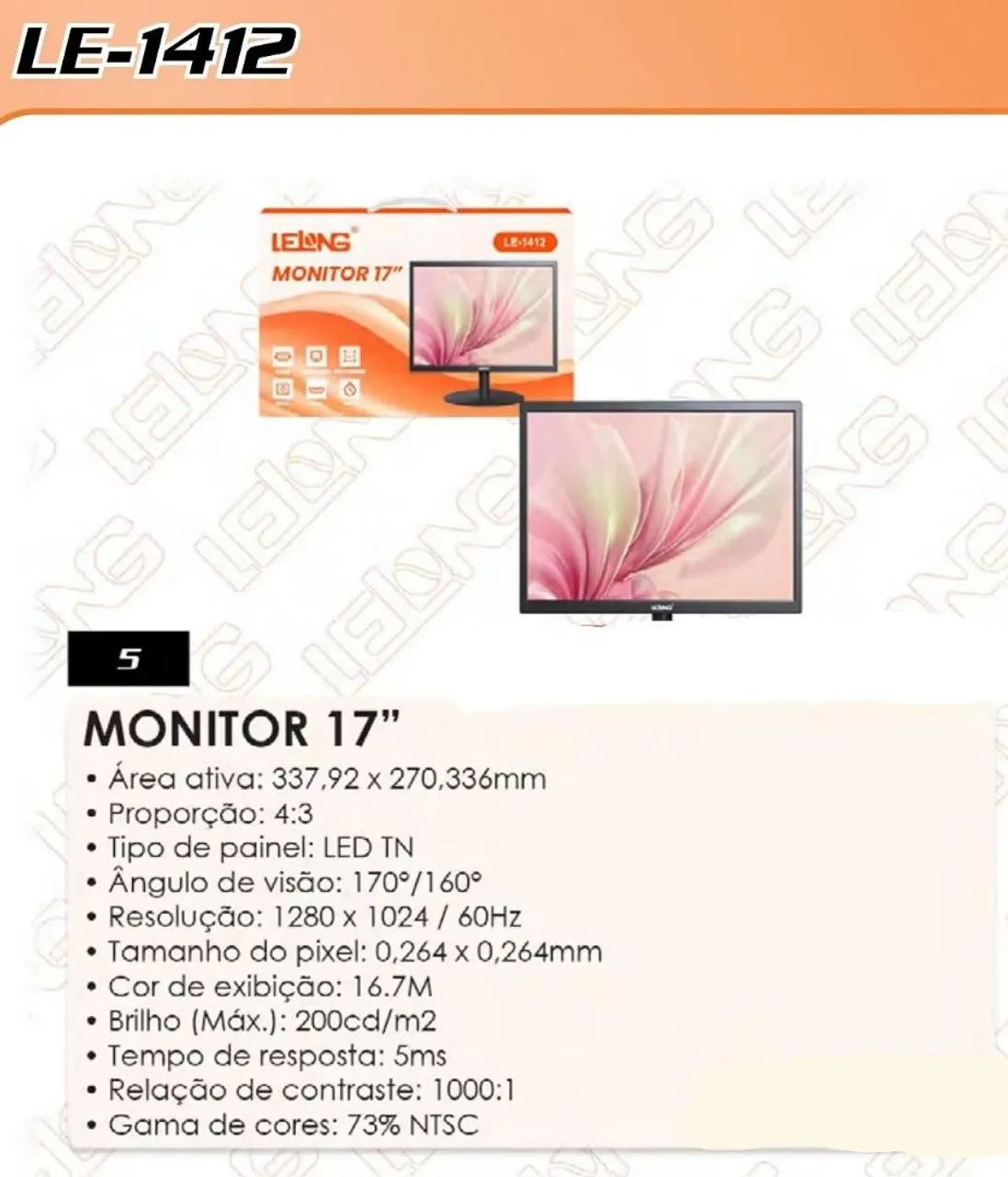 Monitor 17 polegadas novo lacrado - Foto 2