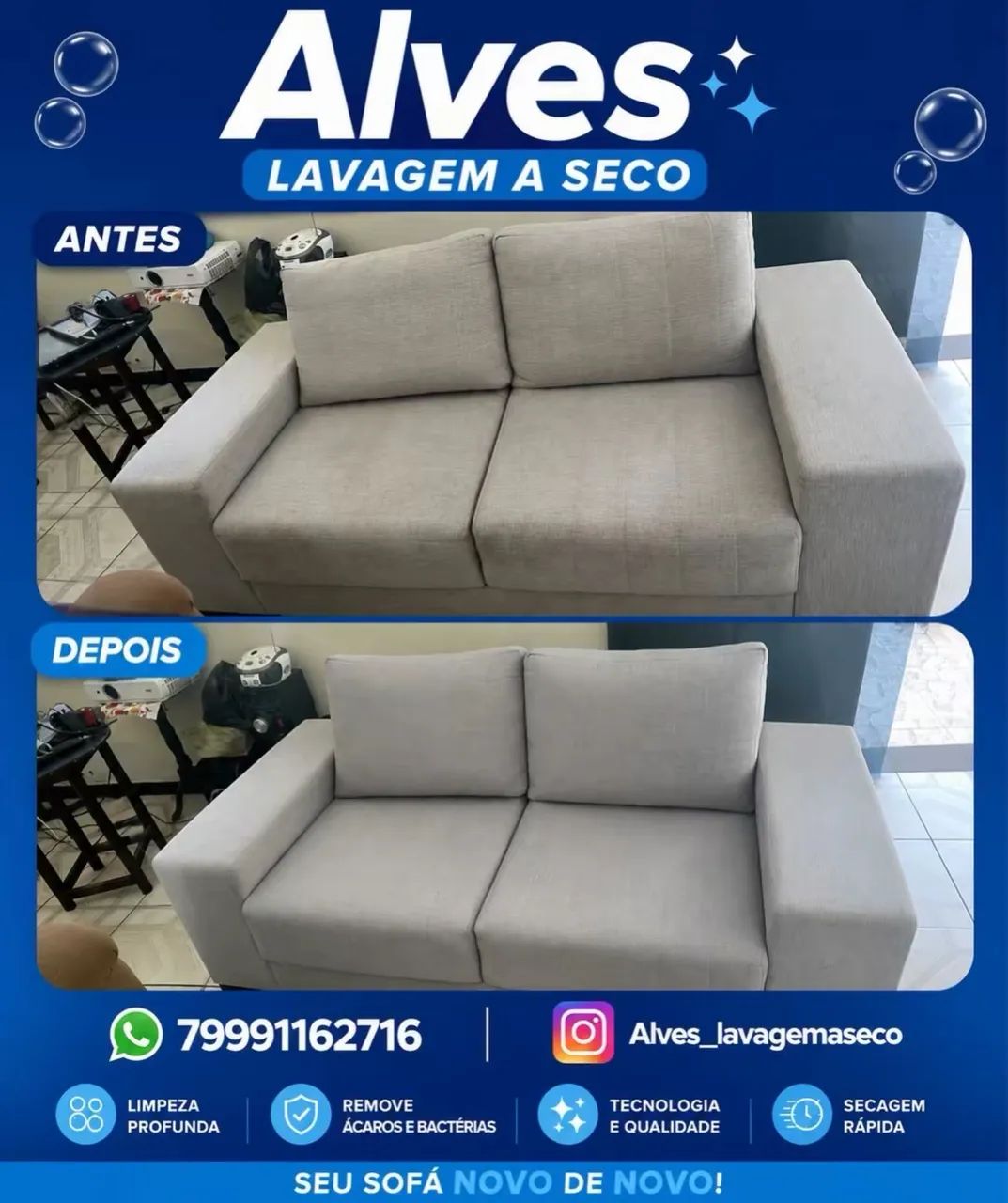 Alves lavagem a seco - Foto 3