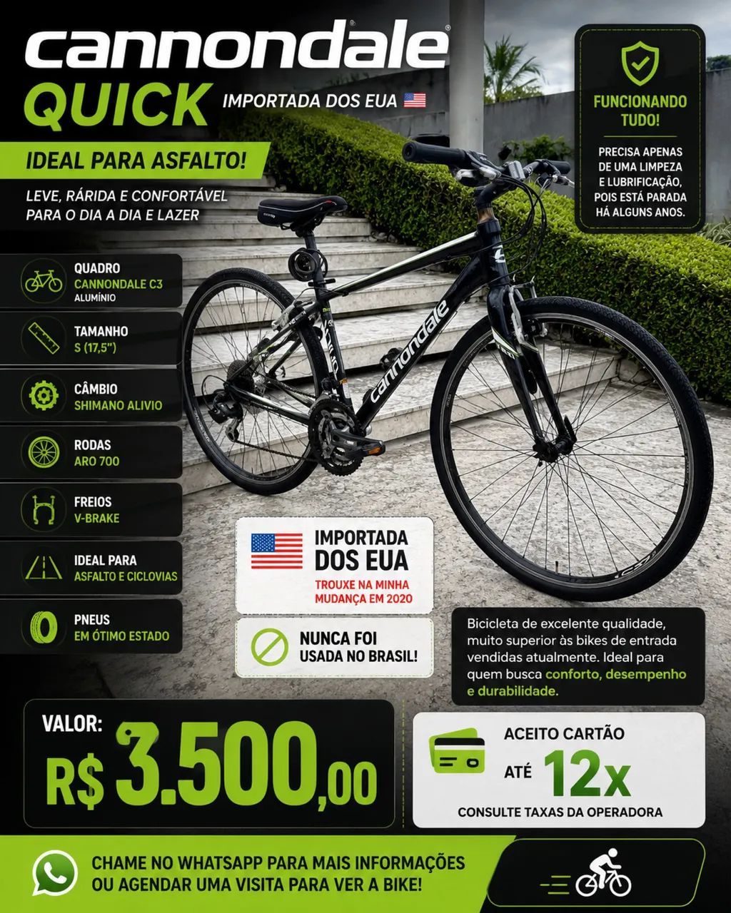 Bike canondale quick 17,5